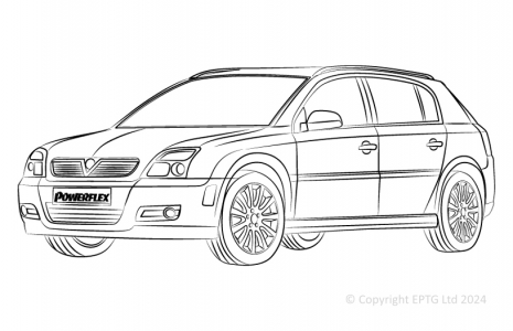 Powerflex Buchsen Opel Signum (2003 - 2008)