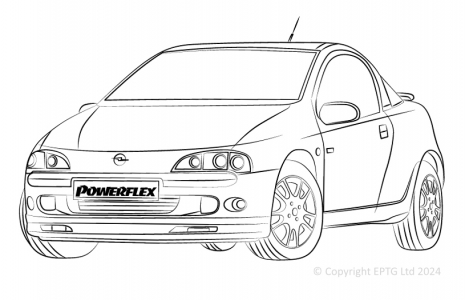 Powerflex Buchsen Opel Tigra (1993-2001)