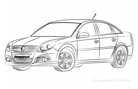 Powerflex Buchsen Opel Vectra C (2002-2008)