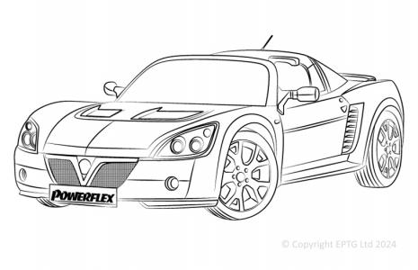 Powerflex Buchsen Opel VX220 (Speedster)