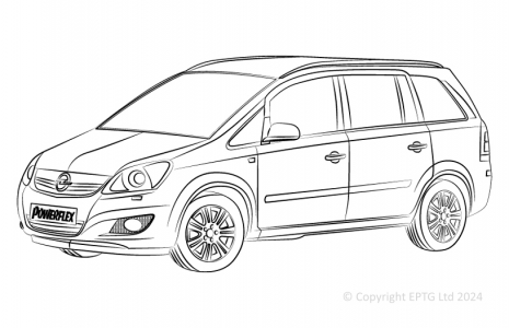 Powerflex Buchsen Opel Zafira B (2005-2011)