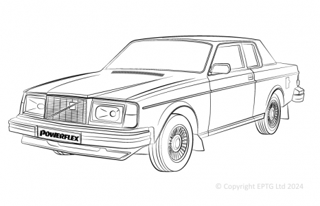 Powerflex Buchsen Volvo 260 (1975 -1985)