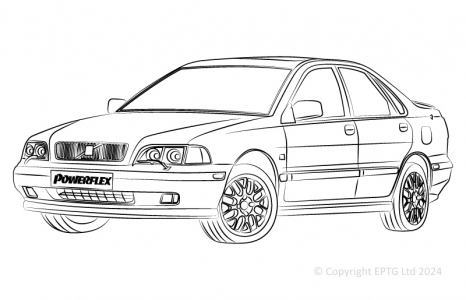 Powerflex Buchsen Volvo S40/V40 (1996 - 2004)