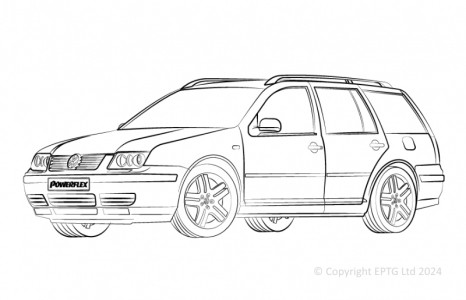 Powerflex Buchsen VW Bora (1997 - 2006)