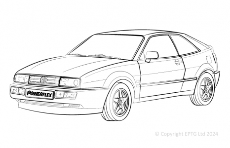 Powerflex Buchsen VW Corrado VR6 (1989 - 1995)