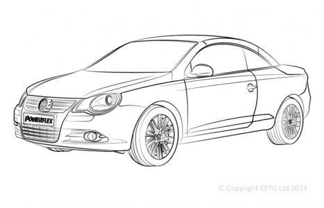 Powerflex Buchsen VW Eos 1F (2006-)