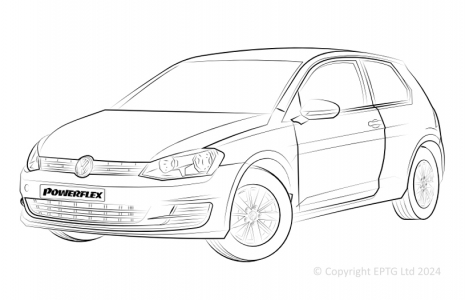 Golf MK7 5G 2WD Rear Beam