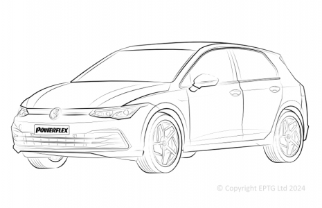 Golf Mk8 2wd Rear Beam