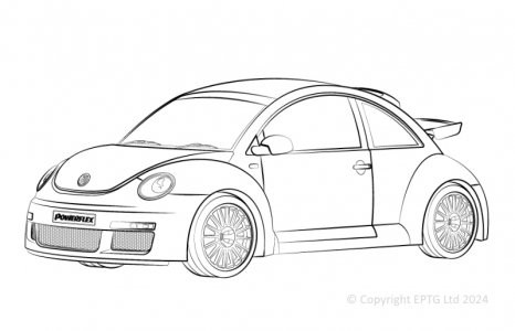Powerflex Buchsen VW New Beetle & Cabrio 4Motion (1998-)