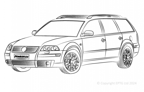 Powerflex Buchsen VW Passat 4 Motion (1996 - 2005)