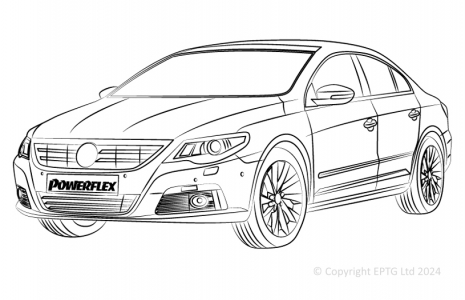 Powerflex Buchsen VW Passat CC 35 (2008-2012)