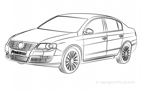 Powerflex Buchsen VW Passat B6 Typ3C (2006-2012)