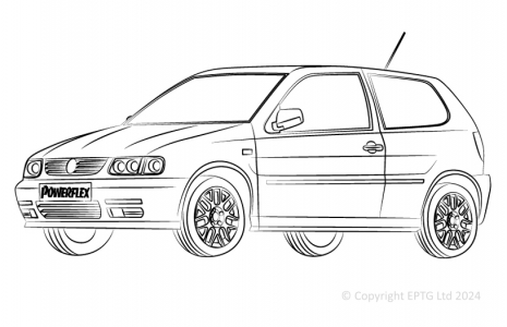 Powerflex Buchsen VW Polo 6N (1995 - 2002)