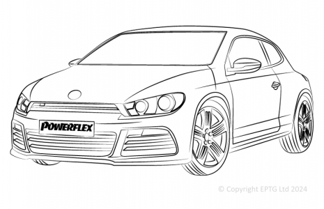 Powerflex Buchsen VW Scirocco Mk3 13 (2008-)
