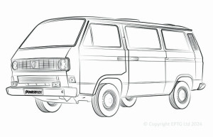 Powerflex Buchsen VW T3 Petrol Models 1.6-2.0 Manual