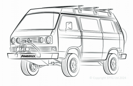 Powerflex Buchsen VW T3 Syncro