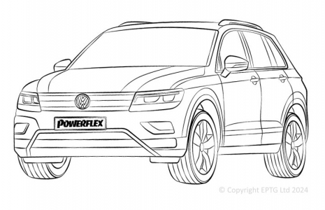 Powerflex Buchsen VW Tiguan 5N (2007-)