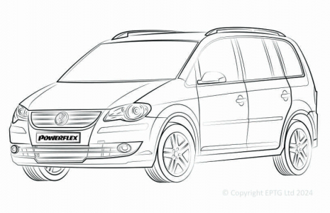 Powerflex Buchsen VW Touran 1T (2003-)