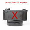 Preview: Powerflex Jack Pad Adaptor only front for Audi Q7 (2015-) Black Series