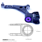 Preview: Powerflex Buchsen Vorderradaufhängung PU Buchse hinten für Nachlaufeinstellung für Ford Focus Mk3 (2011-)