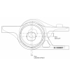 Preview: Powerflex Buchsen Querlenker hintere Buchse mit Nachlaufeinstellung für Honda Civic MK11 FL5 Type R (2022-)