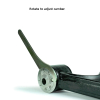 Preview: Powerflex Front Wishbone (Cast) Front Bush 45mm Camber Adjustable for Seat Leon & Cupra R Mk1 Typ 1M 2WD (1999-2005) Black Series