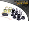 Preview: Powerflex Buchsen Querlenker unten, für Sturzeinstellung für Renault Clio II inc 172 & 182 (1998-2012) Black Series
