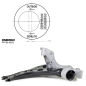 Preview: Powerflex Front Wishbone Rear Bush Caster Offset for Seat Cordoba MK2 6L (2002-2009) Black Series