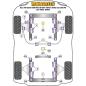 Preview: Powerflex Front Subframe Rear Bush 10mm for Audi 80, 90 Quattro inc Avant (1983-1992) S2 Coupe B3 (1991-1996)