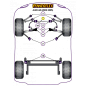 Preview: Powerflex Buchsen Stabilisator vorne 24mm für Audi A6 (2002 - 2005)