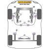 Preview: Powerflex Buchsen Stabilisator vorne Anschlag zum Querlenker für Audi Coupe (1981 - 1996)