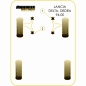Preview: Powerflex Buchsen Stabilisator zum Fahrgestell vorne 22mm für Lancia Delta Gen 1&2 (1983-2000), Dedra (1989-2000) Black Series