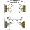 Preview: Powerflex Rear Anti Roll Bar Bush 18mmfor Porsche 968 (1992-1995) Heritage Collection