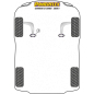 Preview: Powerflex Buchsen Querlenker vorne PU Buchse hinten für Citroen C5 (2000-2008)