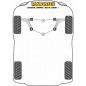 Preview: Powerflex Buchsen Vorderradaufhängung PU Buchse hinten für Citroen Jumper / Relay (2006-)