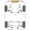 Preview: Powerflex Buchsen Stabilisator hinten 20mm für De Tomaso Pantera (1971-1993)
