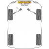 Preview: Powerflex Buchsen vordere obere Querlenkerbuchse mit einstellbarem Sturz für Mercedes Benz W211/S211 (2002-2009)