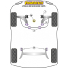 Preview: Powerflex Buchsen Einsatz unteres Motorlager (gross) Motorsport für Seat Leon KL 2WD Rear Beam (2019-)