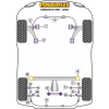 Preview: Powerflex Buchsen hintere Querlenkerbuchse für Subaru Forester SF (1997 - 2002)