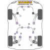 Preview: Powerflex Buchsen hinterer unterer Federisolator für VW T5 Transporter inc. 4Motion (2003-2015)
