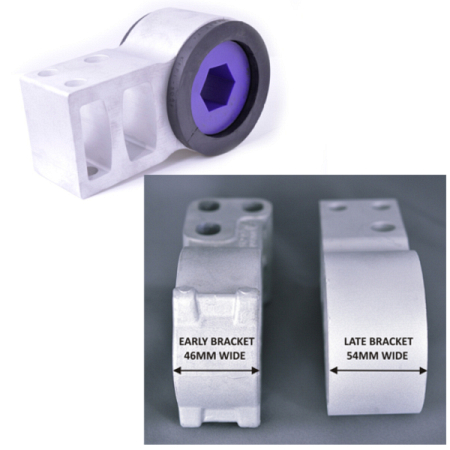 Powerflex Buchsen Querlenker innen hinten VA 46mm für Alfa Romeo 159 (2005-2011)