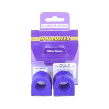 Powerflex Buchsen Stabilisator vorne außen an Fahrgestell für Peugeot 106 (1991-2003)