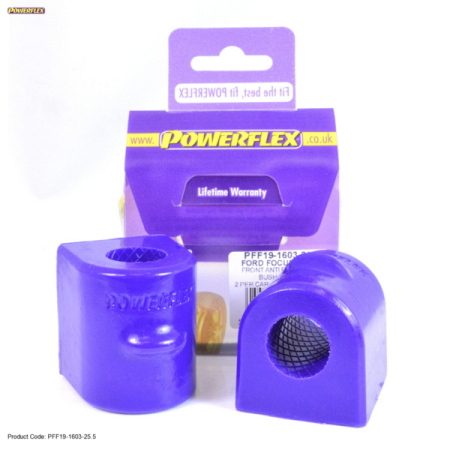 Powerflex for Land Rover Range Rover Evoque (2011-) Front Anti Roll Bar To Chassis Bush 25.5mm PFF19-1603-25.5