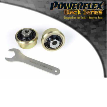 Powerflex Buchsen Querlenker vorne, hintere Buchse für Nachlaufeinstellung für Ford Fiesta MK8 (2017-) Black Series
