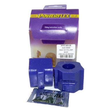 Powerflex für Audi V8 Type 44 & 4C (10/88-11/93) Stabilisator zum Fahrgestell vorne 25mm PFF3-403-25