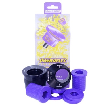 Powerflex für Mini Generation 1 (R50/52/53) (2000 - 2006) Querlenker vorne, hinterer Buchsensatz für 2% zusätzlichen Radnachlauf-Einstellung PFF5-101G
