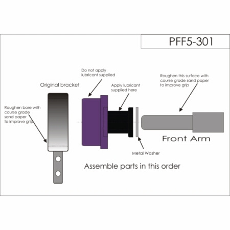 Powerflex Buchsen Querlenker hinten VA für BMW E30 inc M3 (1982-1991)