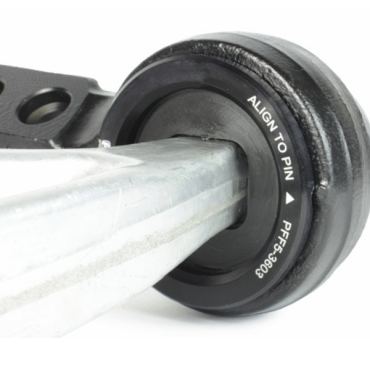 Powerflex Buchsen vorderer Querlenker hintere Buchse (E46 Hybrid, Aluminium Outer) für BMW E30 inc M3 (1982-1991) Black Series