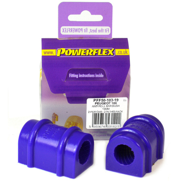 Powerflex Anti Roll Bar Bush 19mm for Citroen Saxo inc VTS/VTR (1996-2003)