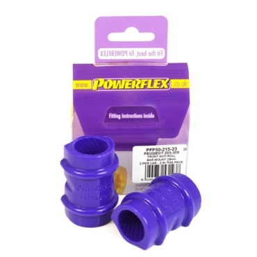 Powerflex Buchsen Stabilisator vorne 23mm für Peugeot 309 inc GTI (1985-1994)